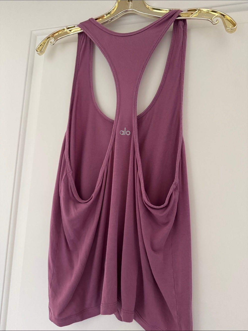 ALO Yoga Mauve Pink Racerback Tank